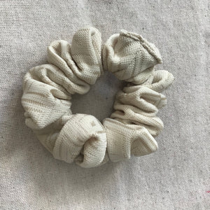 Ivory with gold sparkle Scrunchie
