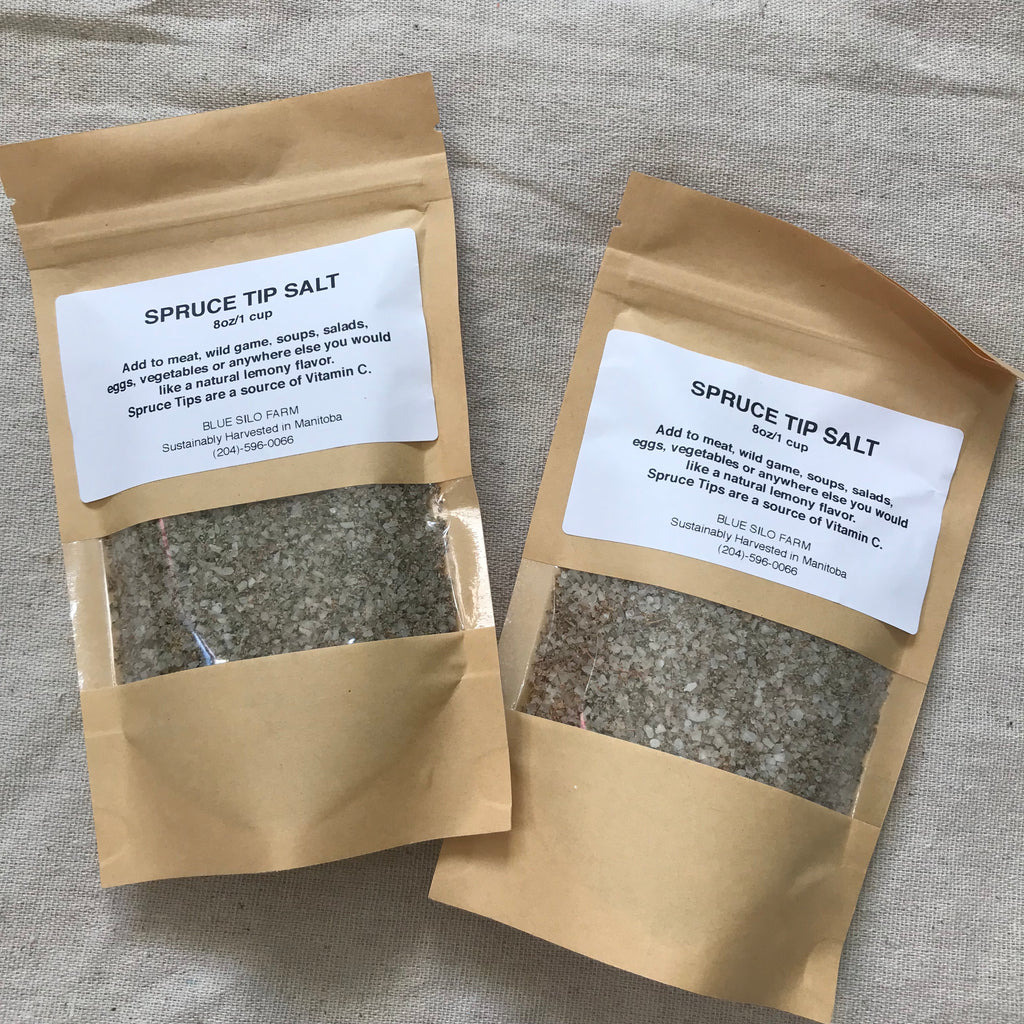 Spruce Tip Salt Dried Herb Seasoning