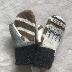 recycled wool mitts #6