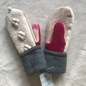 recycled wool mitts #9