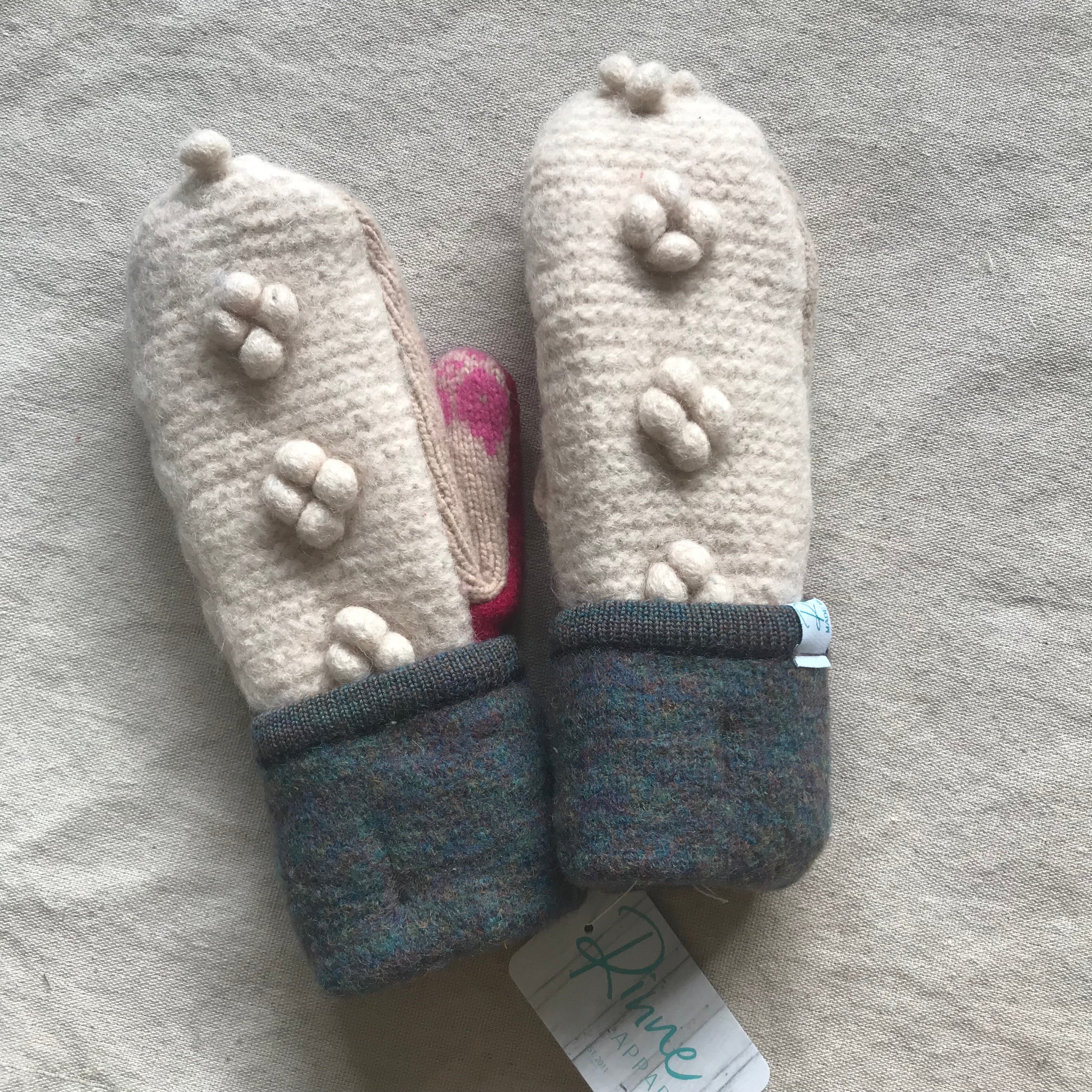 recycled wool mitts #9