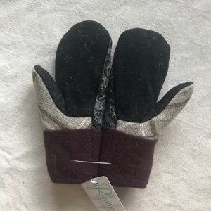 recycled wool mitts #18