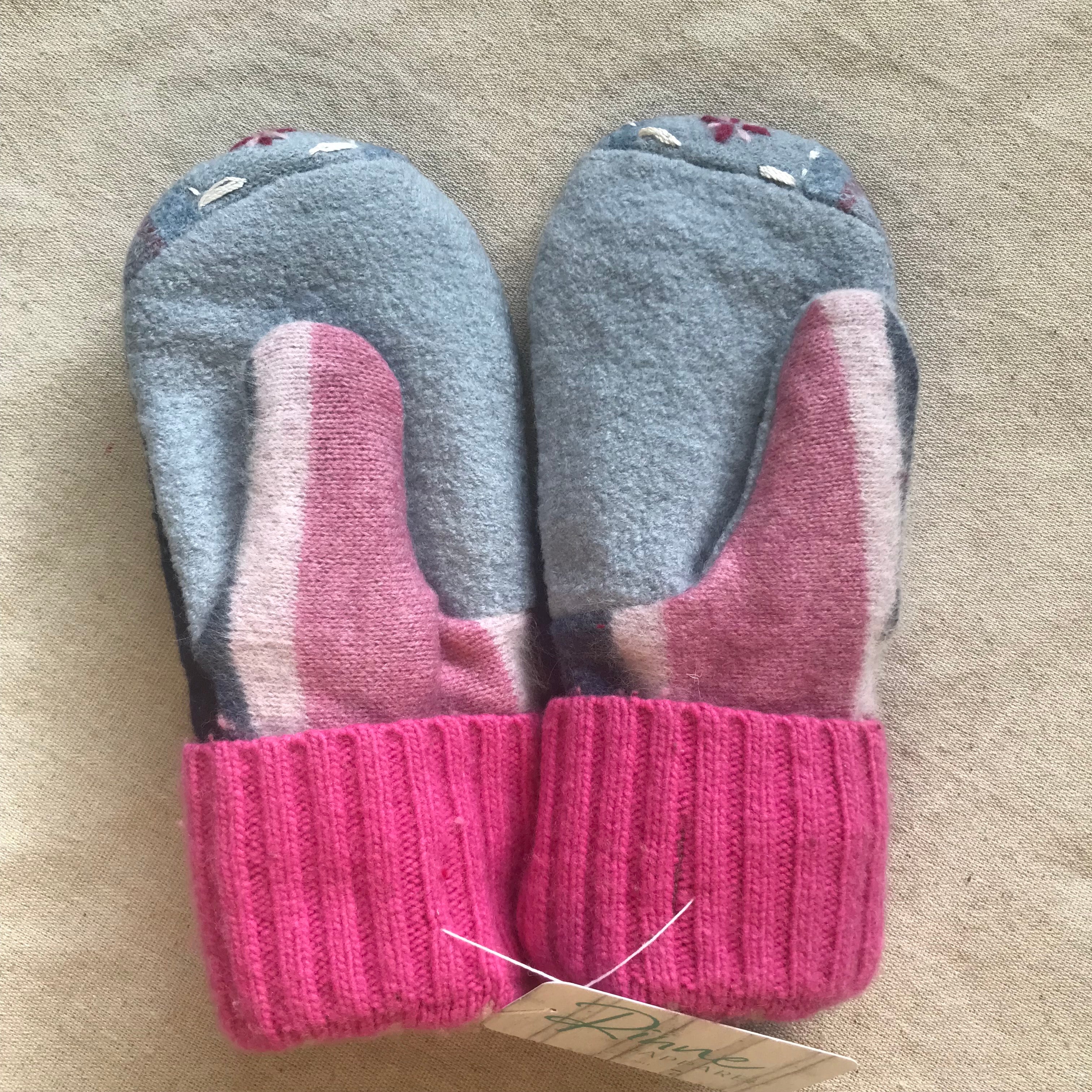 recycled wool mitts #29