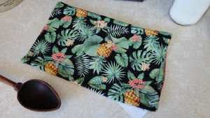 tropical palm leaf pineapple Heavy duty Hotpad Single Casserole Size