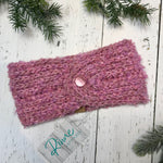 bubble gum pink fuzzy boucle Twist Headband SALE