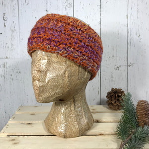 sunset orange, yellow, lavender purple Star Headband SALE