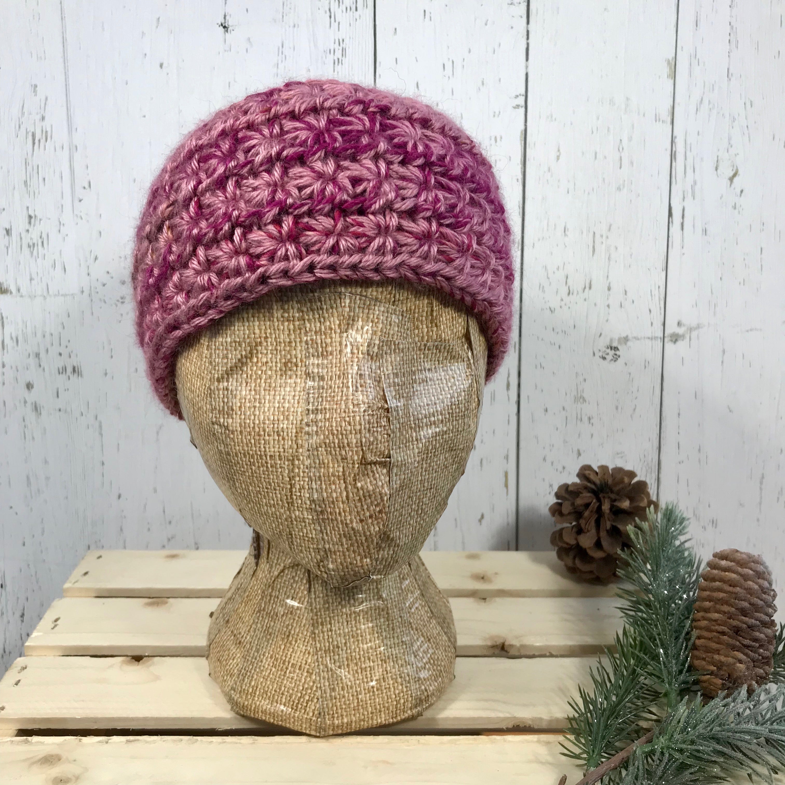 dusty rose, pink, brown Star Headband SALE